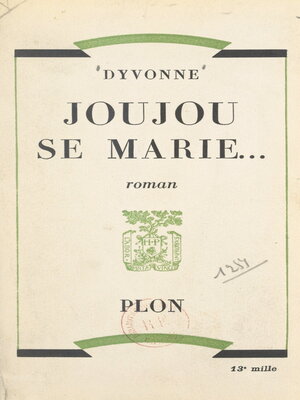 cover image of Joujou se marie